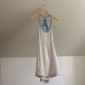 FREEBIRD Chambray Snap Strap Dress